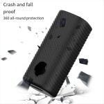 Casing pelindung hitam untuk earphone Dime Skull